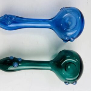 Pure Color Glass Pipe w/ Marble