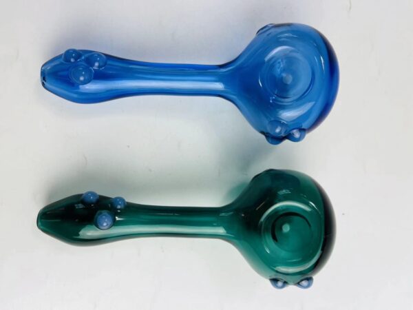 Pure Color Glass Pipe w/ Marble