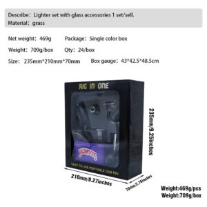 RIG IN ONE Portable Dab Rig(Random color)