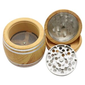 Drum Wood Metal Weed Grinder