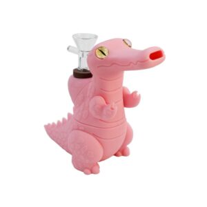 Mini Multi-Functional Silicone Crocodile Water Pipe (Radom Color)