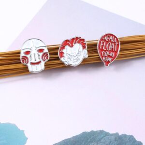 Horror Character Enamel Pin