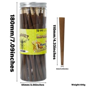 Banana Flavored Brown Cigar Skin Pre-Rolled Cones – Pack of 72