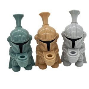 Mandalorian Mini Silicone Water Pipe