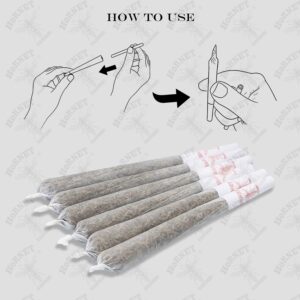 Hornet White Wood Pulp Rolling Cones – 72 Pack