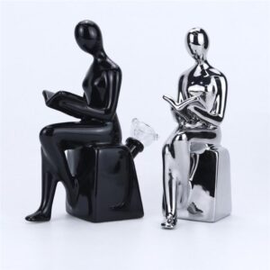 8.3″ Reader-Shaped Ceramic Water Pipe