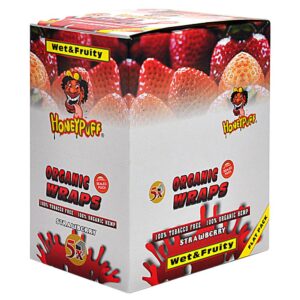 HoneyPuff Strawberry Organic Rolling Paper – 50 Packs