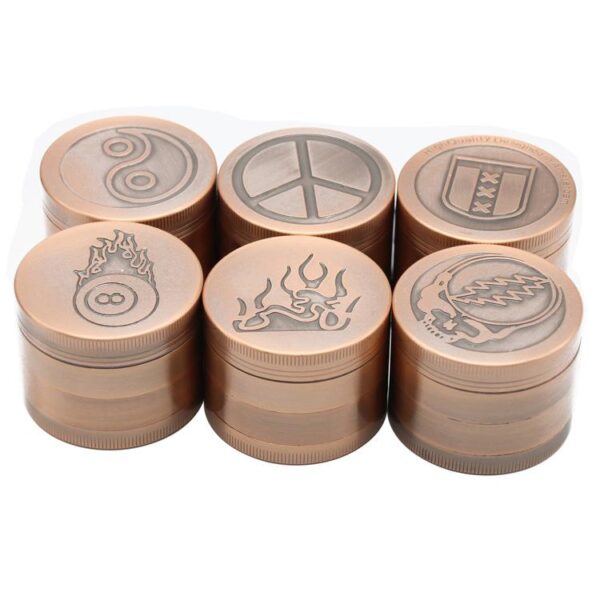 Bronze Zinc Alloy Weed Grinder