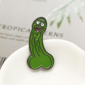 Cucumber Penis Enamel Pin