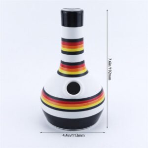 Ceramic Rainbow Beaker Bong