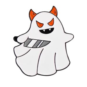 Halloween White Ghost Enamel Pin