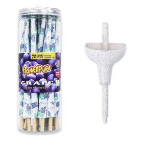 HoneyPuff Grape Flavored Rolling Papers – Pack of 72