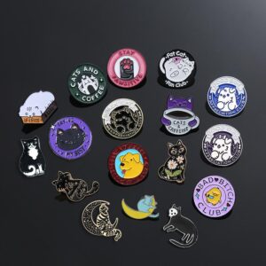 Mixed Cat Enamel Pin