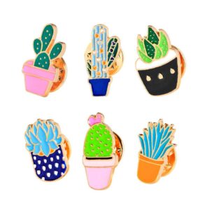 Cute Cactus Enamel Pin