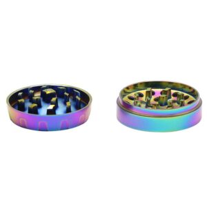 Fan Cover Zinc Alloy Weed Grinder 4 Layer