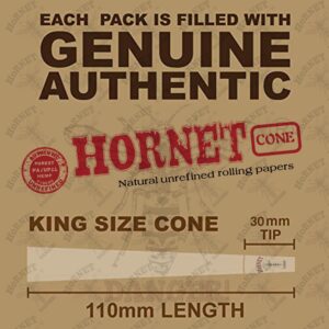 Hornet White Wood Pulp Rolling Cones – 72 Pack