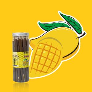 Pineapple Flavored Brown Cigar Skin Pre-Rolled Cones – Pack of 72