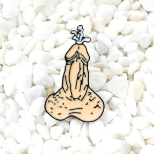 Splooge Penis Enamel Pin