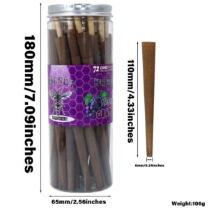 Grape Flavored Brown Cigar Skin Pre-Rolled Cones – Pack of 72
