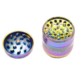 Blade Cover Zinc Alloy Weed Grinder 4 Layer
