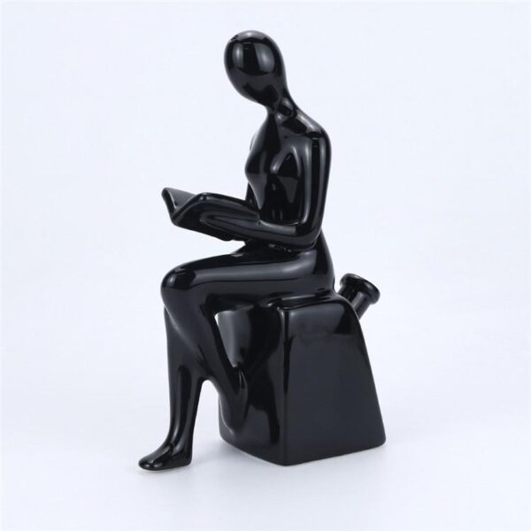 8.3″ Reader-Shaped Ceramic Water Pipe
