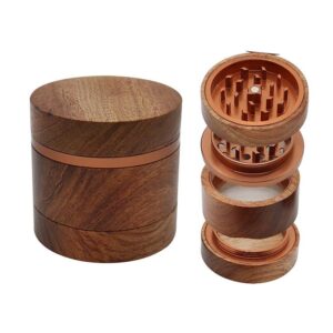 Wood Aluminum Alloy Weed Grinder