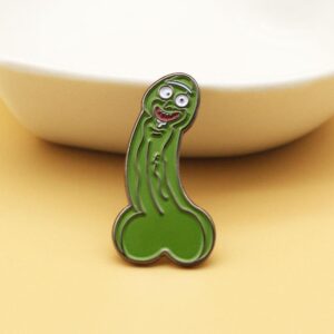 Cucumber Penis Enamel Pin