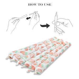 HoneyPuff King Size Strawberry Rolling Cones – 72 Count Textured Paper