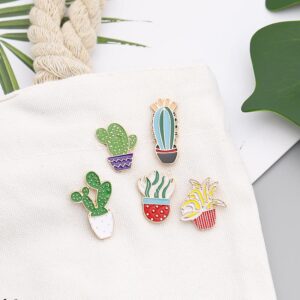 Cute Cactus Enamel Pin