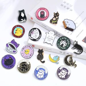 Mixed Cat Enamel Pin