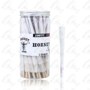 Hornet White Wood Pulp Rolling Cones – 72 Pack