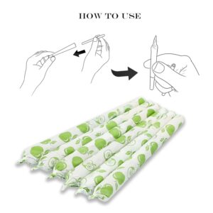 HoneyPuff King Size Green Apple Rolling Cones – 72 Count Textured Paper