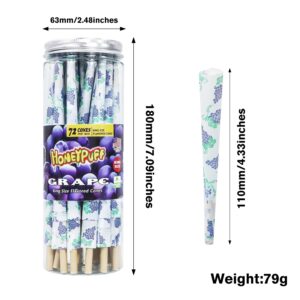 HoneyPuff Grape Flavored Rolling Papers – Pack of 72