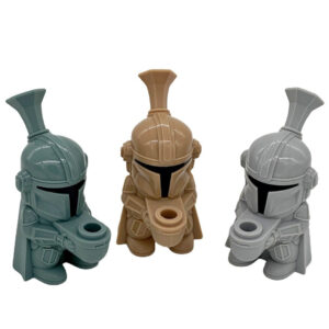 Mandalorian Mini Silicone Water Pipe