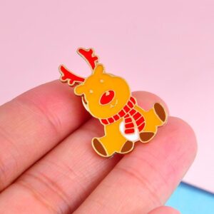 Christmas Cartoon Enamel Pin