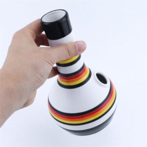 Ceramic Rainbow Beaker Bong