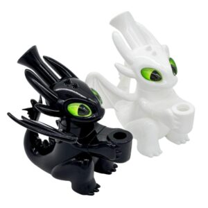 Night Fury Shaped Mini Silicone Water Pipe
