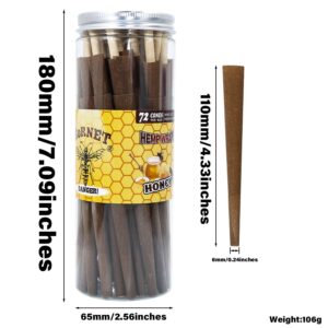 Honey Flavored Brown Cigar Skin Pre-Rolled Cones – Pack of 72