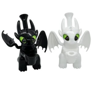 Night Fury Shaped Mini Silicone Water Pipe