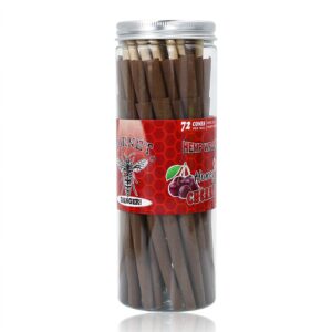 Cherry Flavored Brown Cigar Skin Pre-Rolled Cones – Pack of 72