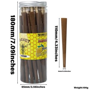 Pineapple Flavored Brown Cigar Skin Pre-Rolled Cones – Pack of 72