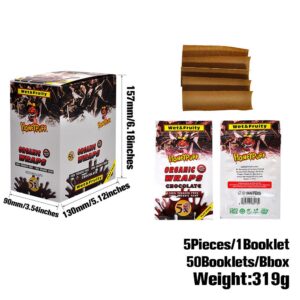 HoneyPuff Chocolate Organic Rolling Papers – 50 Packs