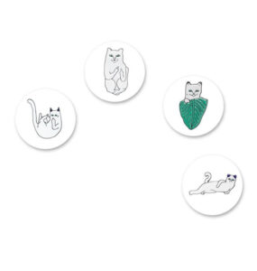 Cartoon Cat Enamel Pin