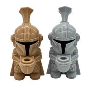 Mandalorian Mini Silicone Water Pipe