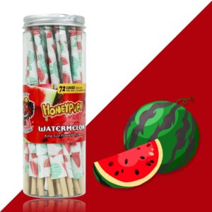 HoneyPuff Watermelon Flavored Pre-Rolled Cones – Pack of 72