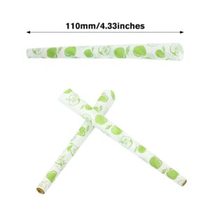 HoneyPuff King Size Green Apple Rolling Cones – 72 Count Textured Paper