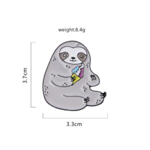Cartoon Animal Enamel Pin