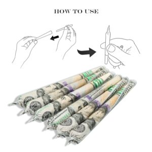 Dollar Bill Design Pre-Rolled Cones – Pack of 72