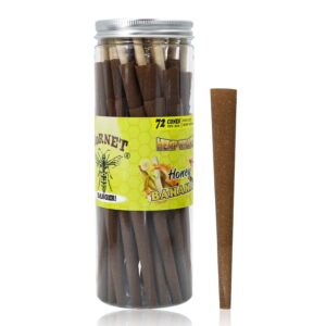Banana Flavored Brown Cigar Skin Pre-Rolled Cones – Pack of 72