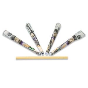 Dollar Bill Design Pre-Rolled Cones – Pack of 72